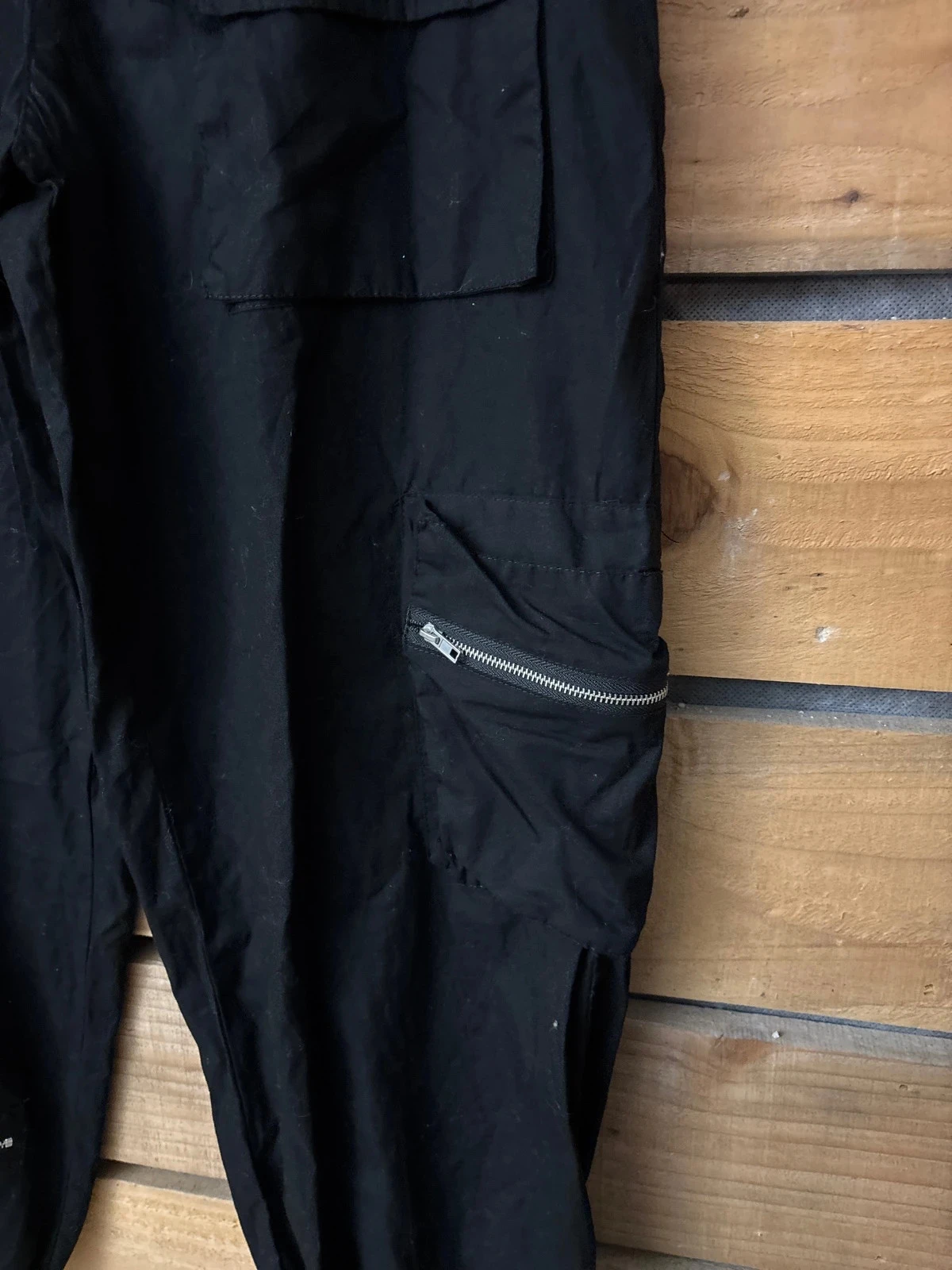 Zipped pocket black pants – photo 3